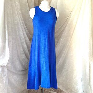 Sugar & Spliced blue midi tank dress, SZ M,